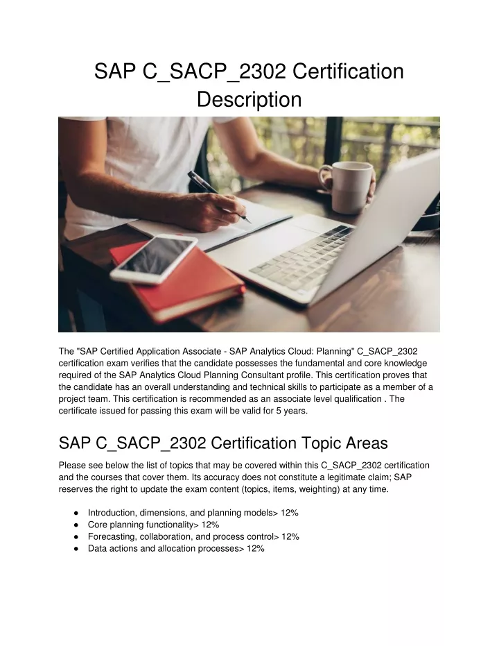 sap c sacp 2302 certification description