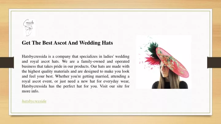 get the best ascot and wedding hats