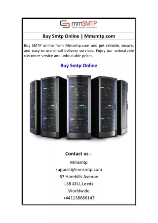 buy smtp online mmsmtp com