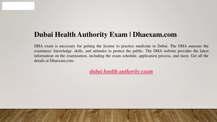 dubai health authority exam dhaexam com dha exam