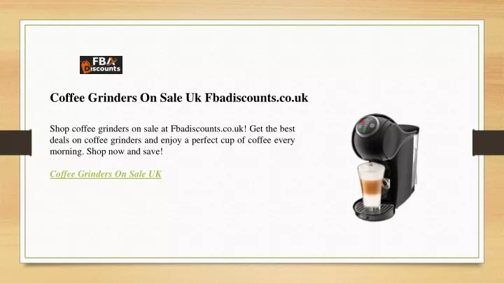 coffee grinders on sale uk fbadiscounts co uk
