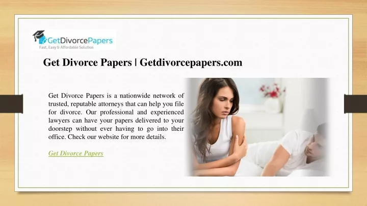 get divorce papers getdivorcepapers com