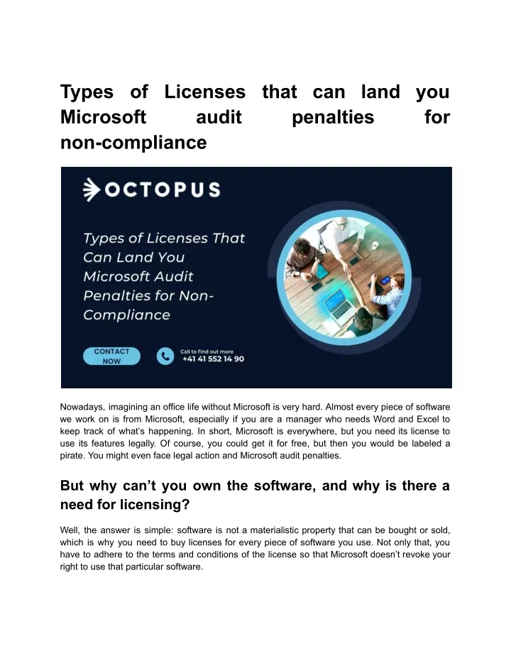 types of licenses that can land you microsoft