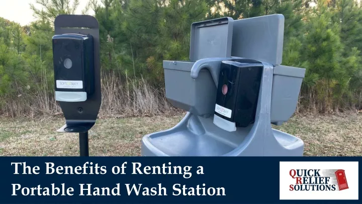 the benefits of renting a portable hand wash