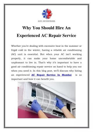 AC Repair Service In Mumbai Call-9920529961