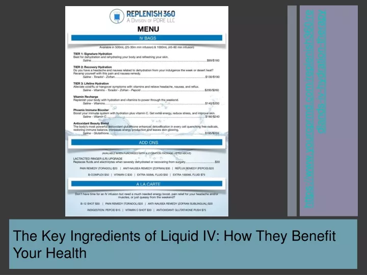the key ingredients of liquid iv how they benefit