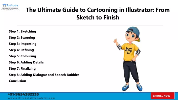 the ultimate guide to cartooning in illustrator from sketch to finish