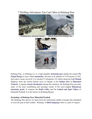 7 thrilling adventures you can t miss at rohtang