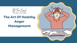 The Art Of Healthy Anger Management