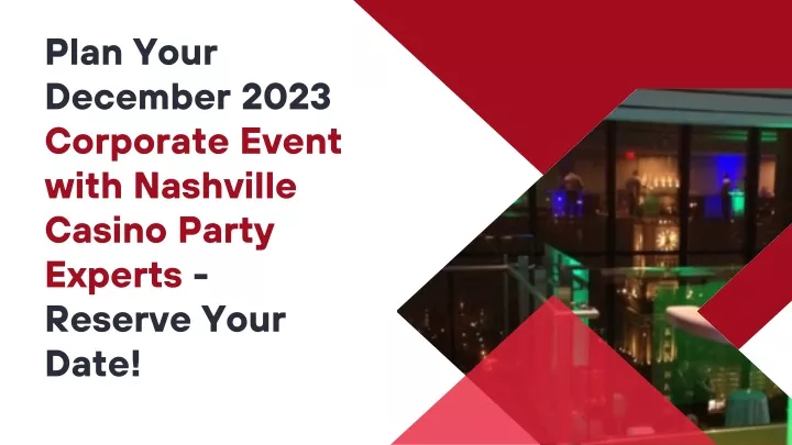 plan your december 2023 corporate event with