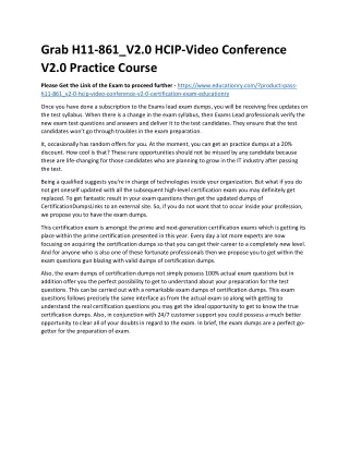 grab h11 861 v2 0 hcip video conference