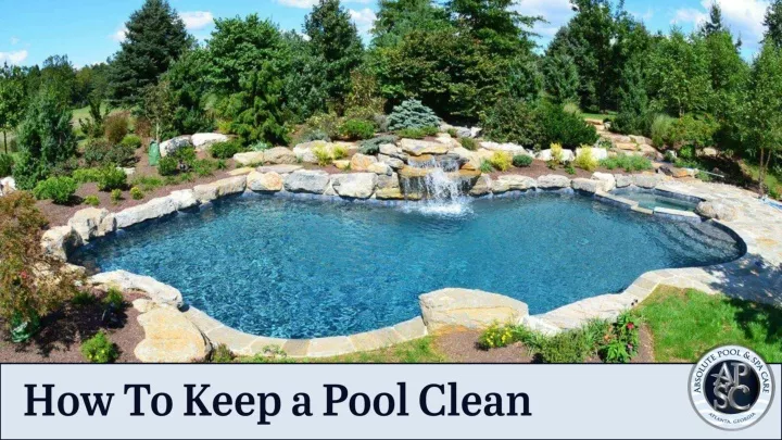 how to keep a pool clean