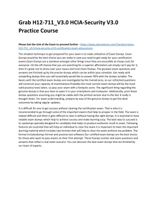 grab h12 711 v3 0 hcia security v3 0 practice