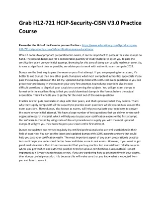 grab h12 721 hcip security cisn v3 0 practice