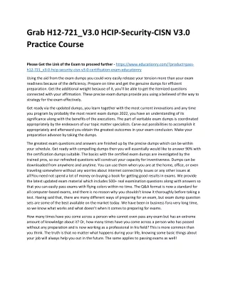 grab h12 721 v3 0 hcip security cisn