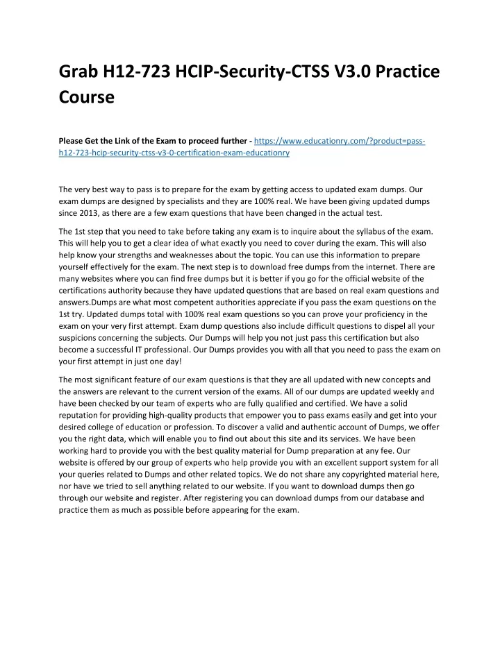 grab h12 723 hcip security ctss v3 0 practice