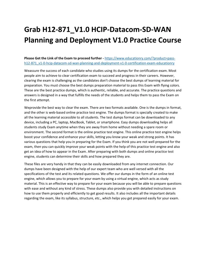 grab h12 871 v1 0 hcip datacom sd wan planning