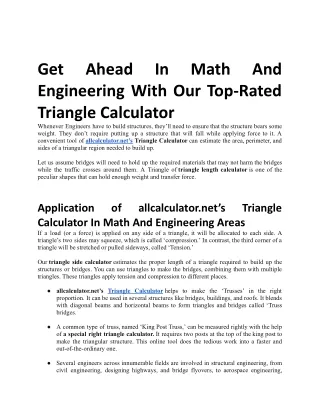 get engineering with our top rated triangle