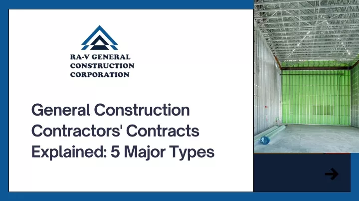 general construction contractors contracts