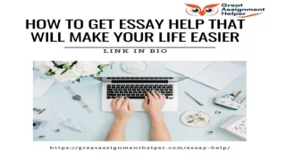 How to Get Essay Help That Will Make Your Life Easier