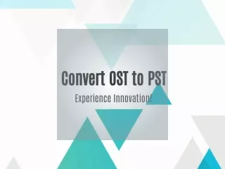 convert ost to pst experience innovation