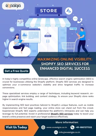 Maximizing Online Visibility Shopify SEO Services for Enhanced Digital Success