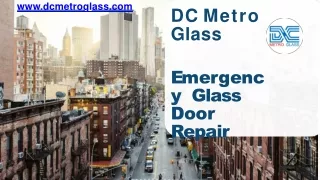 DCMetro Glass | Your Commercial Glass Door Installation Specialist