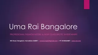 Uma Rai Bangalore Models