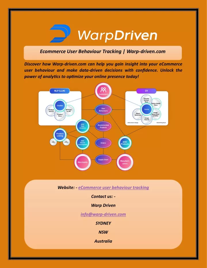 ecommerce user behaviour tracking warp driven com