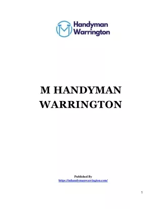 M Handyman Warrington