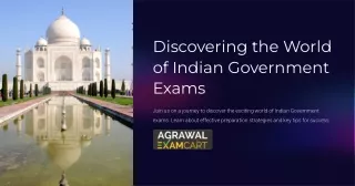 Discovering the World of Indian Government Exams | Examcart