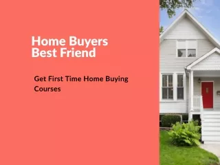First Time Home Buyer Courses