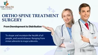 Best Spine Surgery Clinic In Faridabad  Top Health Care Clinic