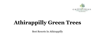 athirappilly green trees