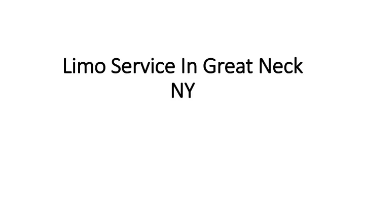 limo service in great neck limo service in great