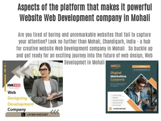 aspects of the platform that makes it powerful
