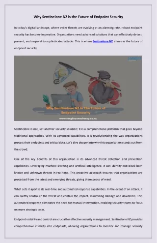 Why SentinelOne NZ is the Future of Endpoint Security