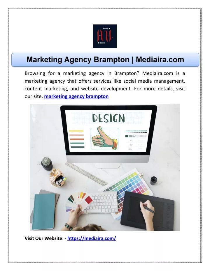 browsing for a marketing agency in brampton