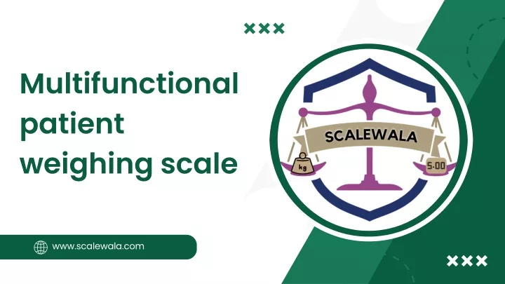 multifunctional patient weighing scale