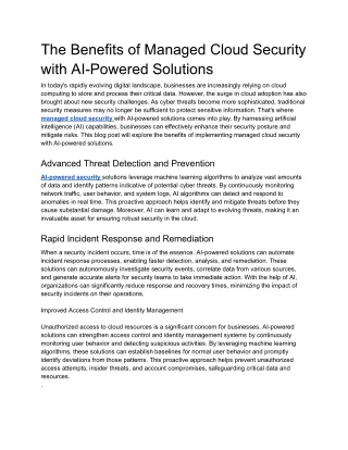 The Benefits of Managed Cloud Security with AI-Powered Solutions (1)
