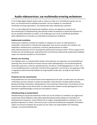 Audio-videoservices_ uw multimedia-ervaring verbeteren.docx