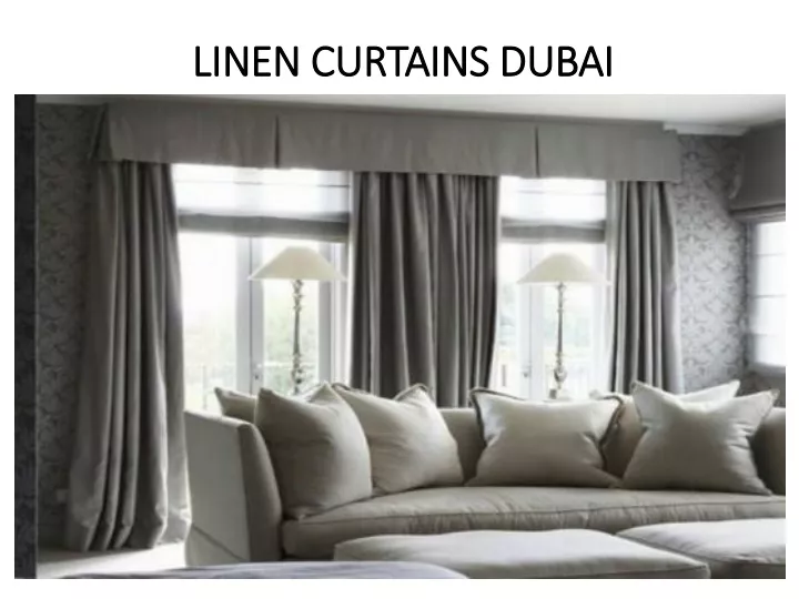 linen curtains dubai