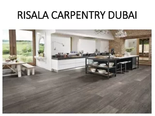 RISALA CARPENTRY DUBAI