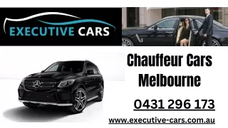 Chauffeur Services Melbourne