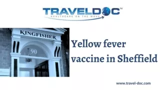 Yellow fever vaccine in Sheffield