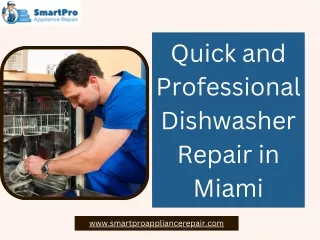 Quick and Professional Dishwasher Repair in Miami