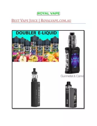 Best Vape Juice | Royalvape.com.au