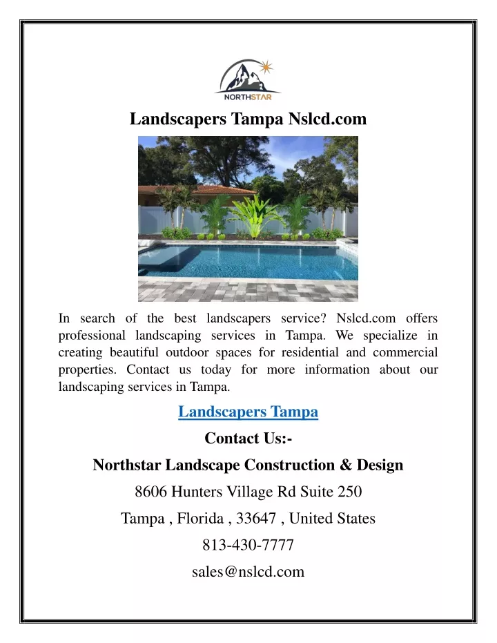 landscapers tampa nslcd com