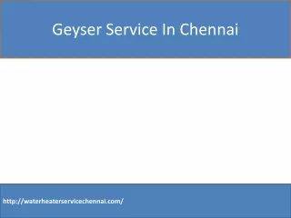 geyser service in chennai