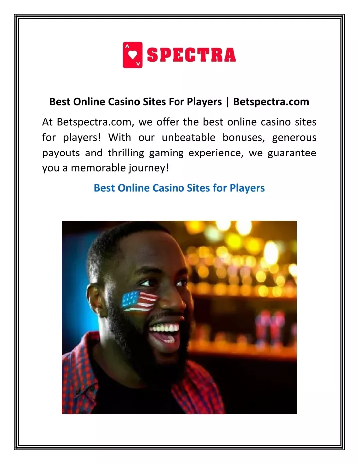 best online casino sites for players betspectra